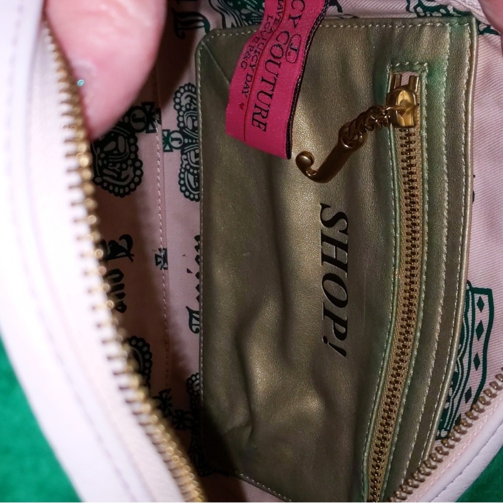RARE💕Y2K VINTAGE Juicy Couture Green and Pink Bowler Bag💚🎀 - Picture 10 of 15